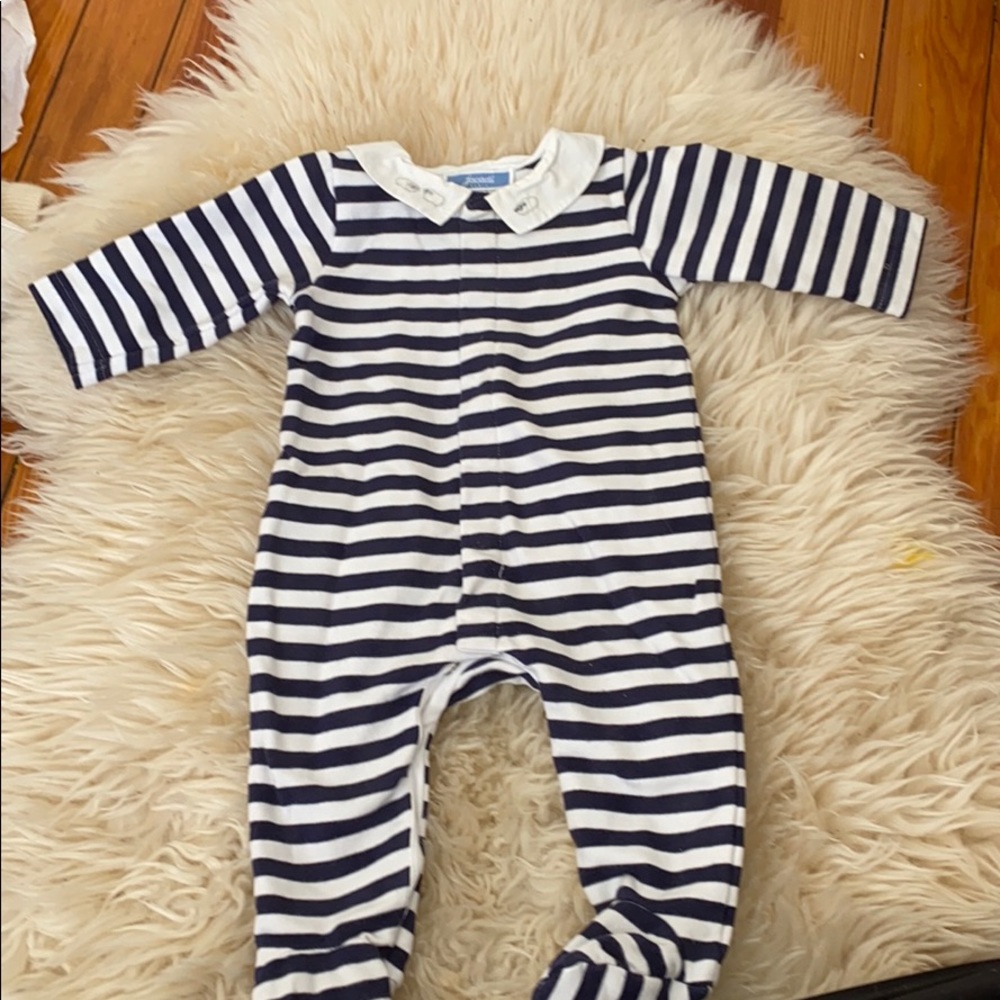 Jacadi baby boy footie 3-6 month